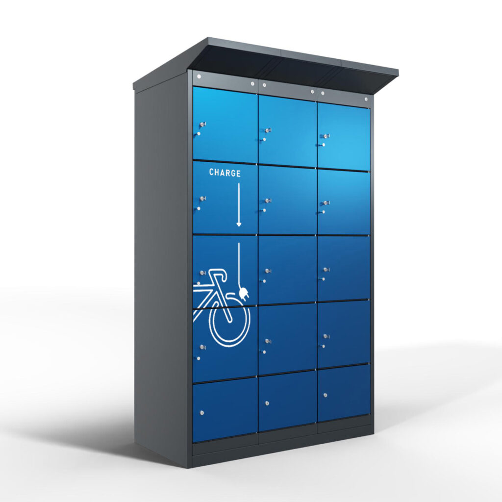 e-bike-ladestation-12er-zylinderschloss-anthrazitgrau-enzianblau